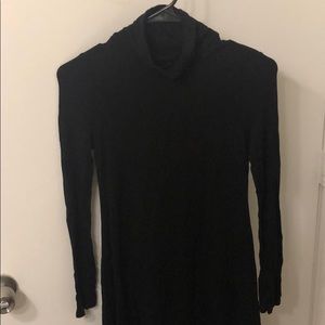 Turtleneck shift dress